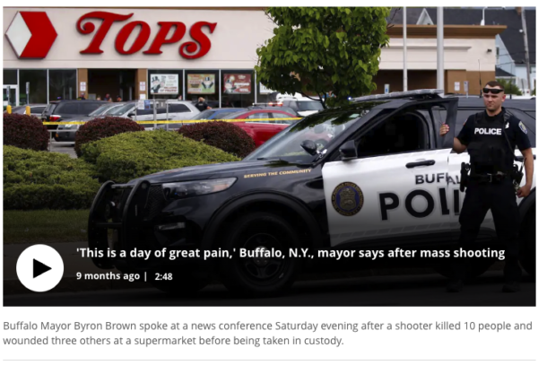 Mass shooting in Buffalo, N.Y.,