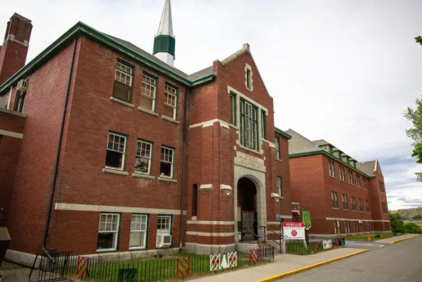 The former Kamloops Indian Residential School